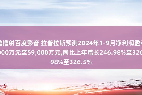 撸撸射百度影音 拉普拉斯预测2024年1-9月净利润盈利48，000万元至59，000万元，同比上年增长246.98%至326.5%