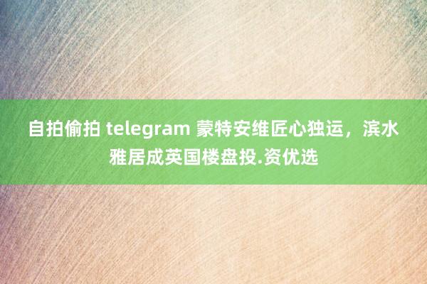 自拍偷拍 telegram 蒙特安维匠心独运，滨水雅居成英国楼盘投.资优选