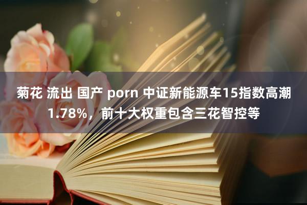 菊花 流出 国产 porn 中证新能源车15指数高潮1.78%，前十大权重包含三花智控等