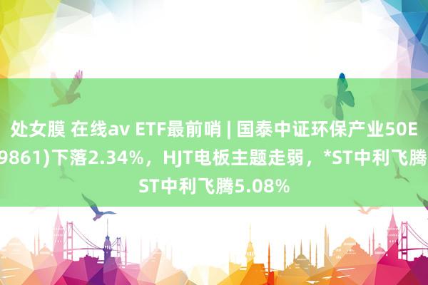 处女膜 在线av ETF最前哨 | 国泰中证环保产业50ETF(159861)下落2.34%，HJT电板主题走弱，*ST中利飞腾5.08%